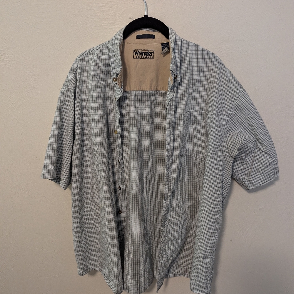 Wrangler short sleeve button ip
